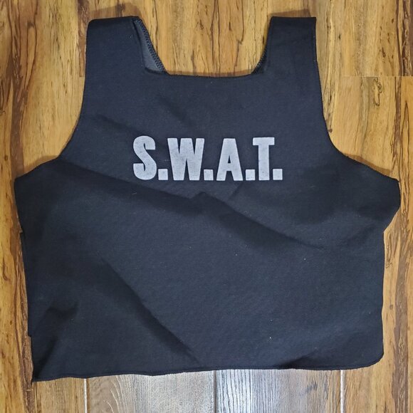 SWAT Officer Costume Vest and 2 Grenades Halloween - Picture 5 of 5